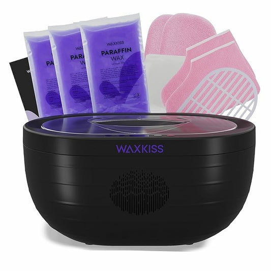 Paraffin Wax Machine for Hand and Feet,Hand Wax Paraffin Machine with Paraffin Wax Refills, Safety Material 3L Paraffin Baths Machine Kit Moisturizing and Hydration
