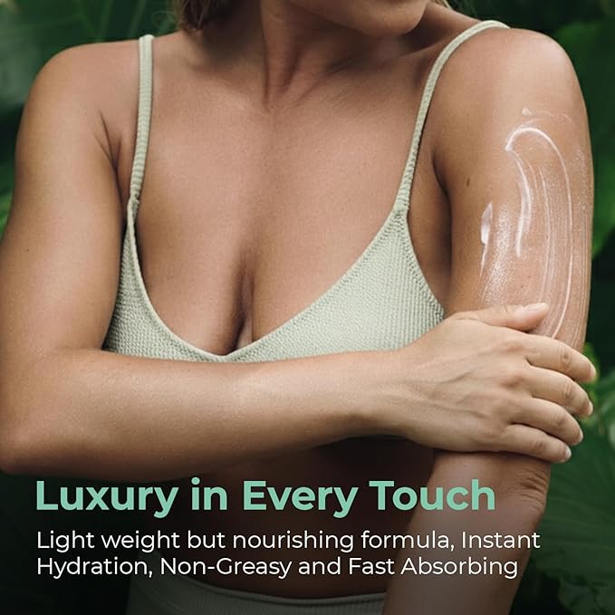 OLIOLI Replenishing Body Lotion 128oz Refill | Moisturizing Body Lotion with Aloe Vera, Coconut Oil, Shea Butter & Vitamin E | Hydrating for Sun, Sea & Pool Recovery