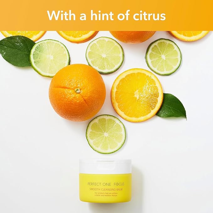 PERFECT ONE FOCUS Smooth Cleansing Balm Makeup Remover – Melts Away Makeup & Impurities While Moisturizing – Gentle Face Wash Balm for All Skin Types, 2-Pack (75g x 2)