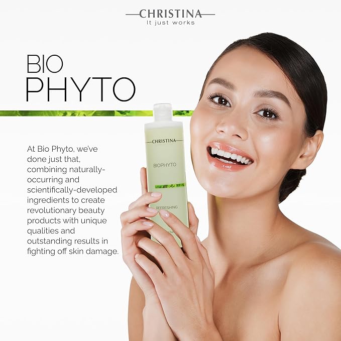 Christina Biophyto - 300ml - Bio-Astringent Complex and Ginger Extract Hydrating Toner - Face Toner for Women for Itch & Redness