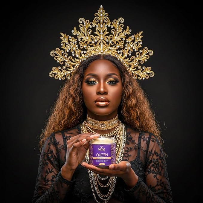 KXNG Cosmetics, Body Butter, Organic Skin Care for Men and Women, Body Moisturizer Lotions and Creams, Raw Shea Butter, Cocoa Butter, Mango, Coconut Oil, Hand, Foot, All Skin Types (Queen)