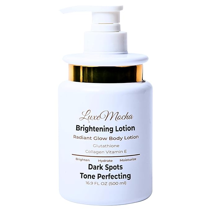 Skin Brightening Lotion | Glutathione cream, Collagen, Vitamin E, Dark Spots, Fine Lines & Wrinkles, Even SkinTone, brightening lotion for body, 16.9 Fl Oz Bottle