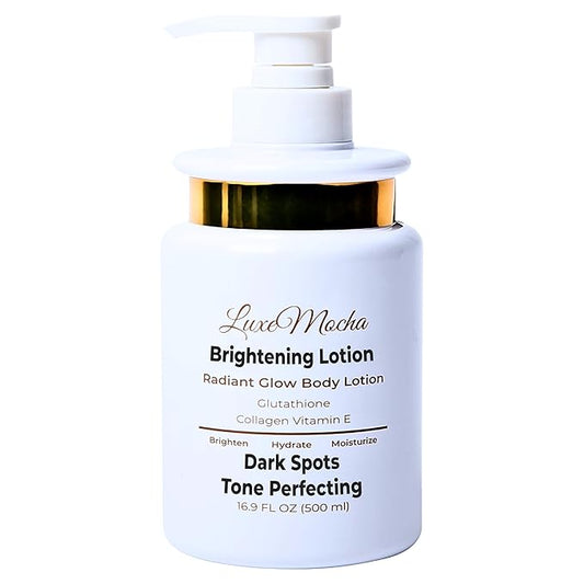 Skin Brightening Lotion | Glutathione cream, Collagen, Vitamin E, Dark Spots, Fine Lines & Wrinkles, Even SkinTone, brightening lotion for body, 16.9 Fl Oz Bottle