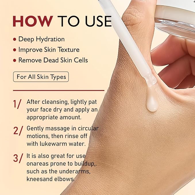 Peel Shot Glow Rice Peeling Ampoule, Soft Exfoliating Face and Body Scrub, Korean Skincare-80ml