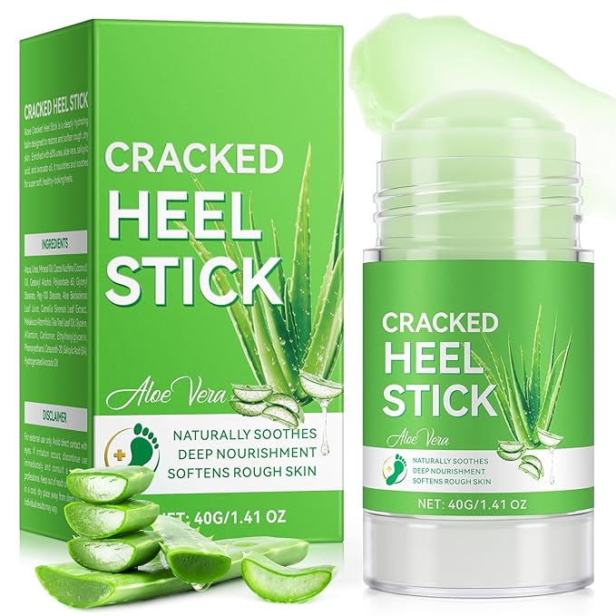 Urea Cream 60% Plus Salicylic Acid 2% Foot Balm Stick for Dry Cracked/Chapped Heel, Skinned knees, Hand Intensively Hydration/Moisturization, Callus Removal/Softening/Soothing-Aloe Scent|1.41 Oz/40 G
