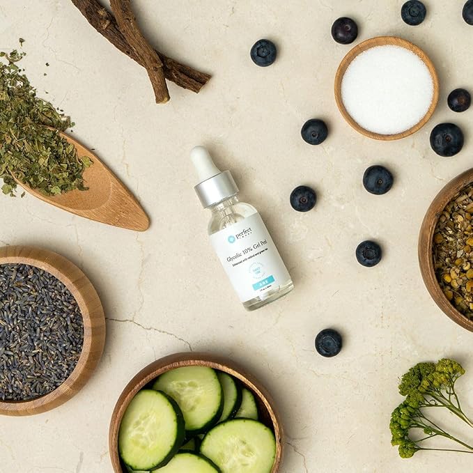 Glycolic Gel Peel - Enhanced with Retinol and Green Tea Extract (10% Strength)