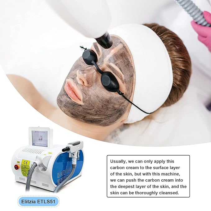 Elitzia Carbon Gel Peel Skin Care Rejuvenation Black Doll Facial Skin Deep Cleaning with Nano Activated Carbon for Laser Carbon Cream ETBDF80 80ml Pack of 2