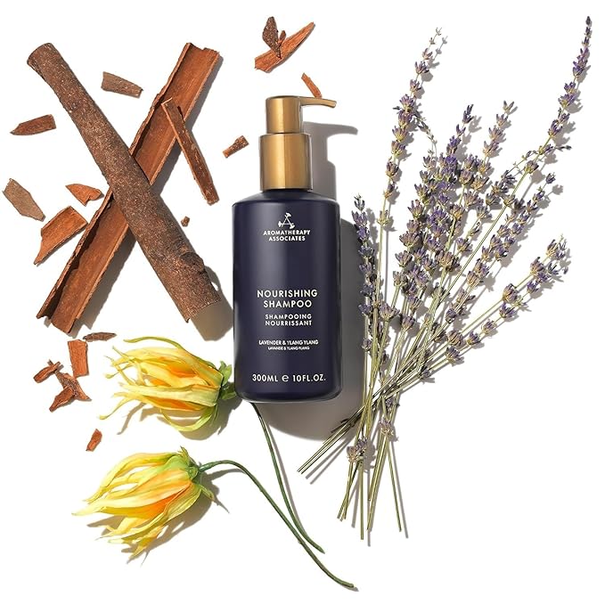 Aromatherapy Associates Balance Replenishing Shampoo, Hydrating Vegan Shampoo for Women and Men with Lavender & Ylang Ylang, Daily Hair Care for Oily or Dry Hair, 10 fl oz