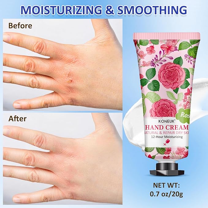 16 Pack Hand Cream Gifts Set, Bulk Hand Lotion Travel Size for Dry Cracked Hands, Hand Cream for Stocking Stuffers, Employee Appreciation Gifts, Christmas Gifts and Bridal Shower Gifts