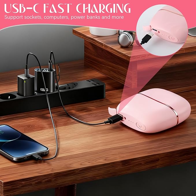 Mini Straightener,Rechargeable Portable Hair Straightener Brush,Fast Heating Hot Comb,Anti Scald Shell,3-Speed Temperature Control,Lightweight Mini Hair Straightener Brush for Home Travel Gift (Black)