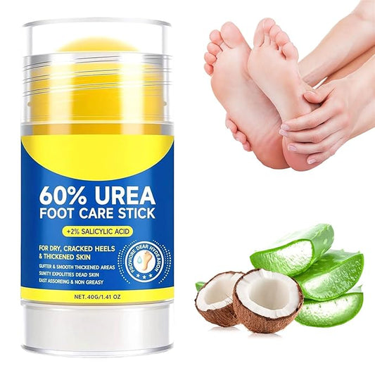 60% Urea Hydrating and Anti-Cracking Foot Cream, 2026 New Upgraded Moisturising and Relieves Cracking and Dryness Foot Cream, Hand Foot Lotion Heel Stick Repairs (1)