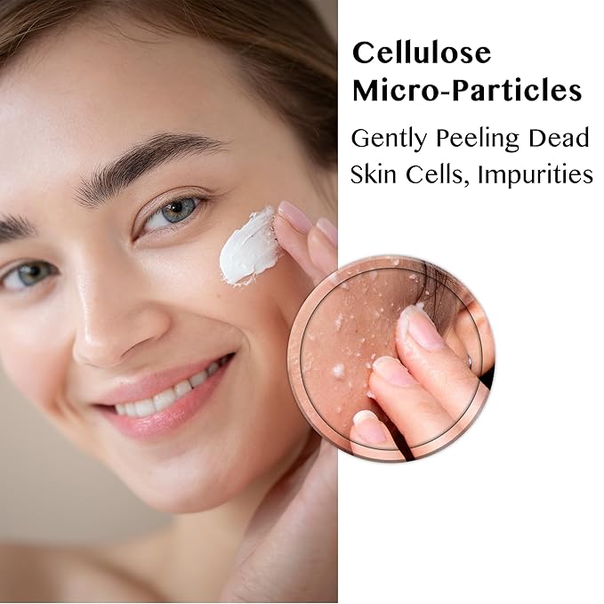 Lamelin Gold Snail Peeling Gel, 24K Gold Face Exfoliator, Natural Gentle Scrubber, Blackhead Remover, Pore & Acne Scar Minimizer, All Skins, 5.07 fl oz Made In Korea