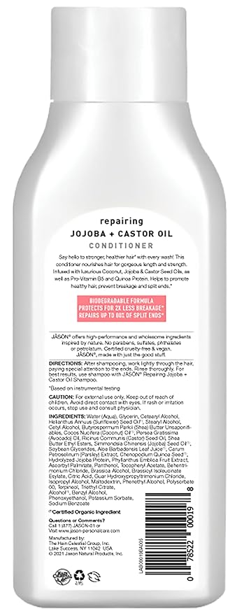 Jason Conditioner, Long & Strong Jojoba, 16 Oz