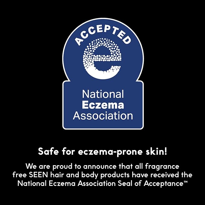 SEEN Shampoo Eco-Refill, Fragrance Free - Non-Comedogenic & Hair Shampoo- Dermatologist-Developed - Safe for Sensitive, Eczema & Acne Prone Skin