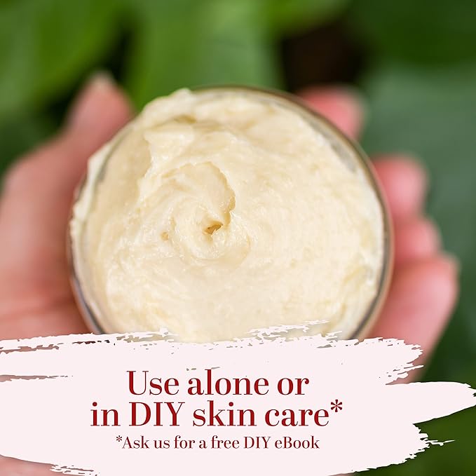 Better Shea Butter Yellow Shea Butter | Authentic, African, Unrefined | Use for Hair, Soap Making, DIY Lotions | 1 LB (16 oz) block