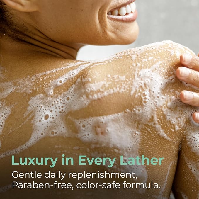 OLIOLI Revitalizing Body Wash 128oz Refill | Detoxifying Aloe Vera Body Wash with Pro-Vitamin B5 & Botanicals | Large-Format Daily Cleanser for All Skin Types