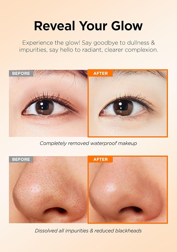 Hanskin Deep Pore Care Trio – PHA Cleansing Oil, Foam Face Wash & BHA Cleansing Balm | Double Cleanse & Blackhead Care | Korean Oil Cleanser Set, K-Beauty