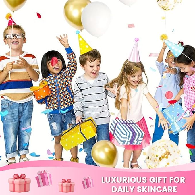 12 Pack Kids Face Masks for Kids Girls Spa, Girls Kids Facial Spa Day Slumber Sleepover Birthday Party Favors Supplies Kit for Girl, Kid Friendly Facial Face Masks Bulk Skincare for Kid, Pomegranate