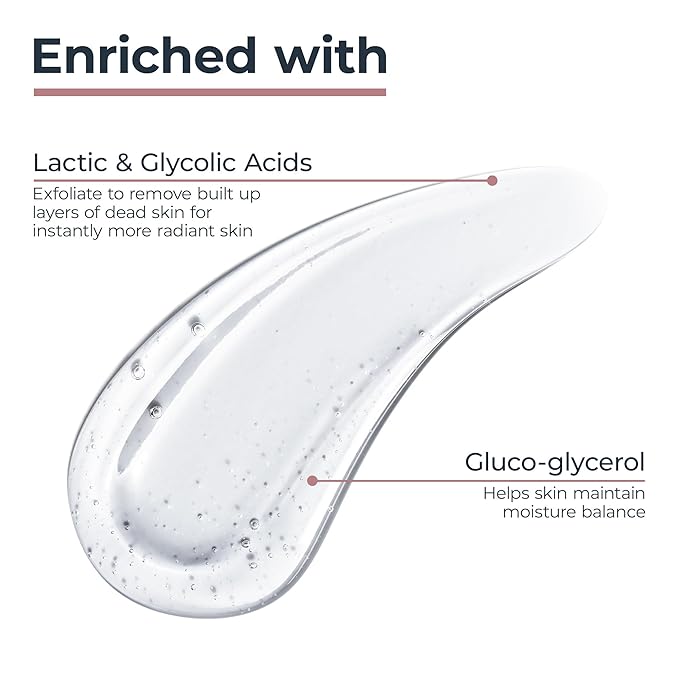 Eucerin Radiant Tone Face Cleanser Gel with 2% Exfoliating AHA Complex, Gentle Face Wash Improves Skin Clarity and Boosts Radiance, All Skin Types, Holiday Gifts for Self Care, 6.8 Fl Oz Bottle