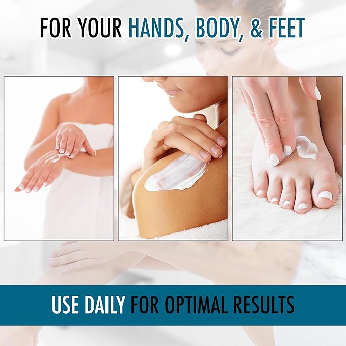 GLY MIRACLE Moisturizing Body Cream Lotion, 12 ounce - Non-Greasy Skin Humectant for Extremely Dry Skin, Hands, Body, and Feet, Light Fresh Scent with Pure Glycerin for Nourishing Hydration.