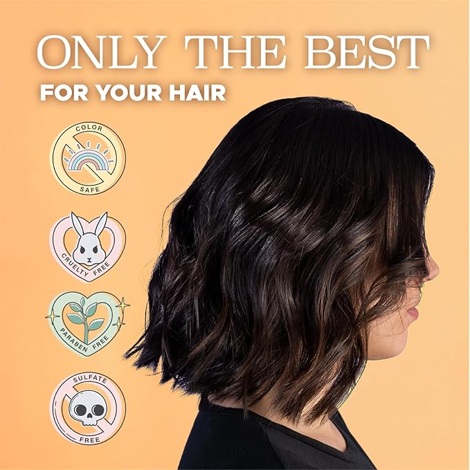 Luseta Turmeric & Collagen Hair Serum for Damaged and Thining Hair, Strengthening Oil Treatment Preventing breakage for Women and Men Adding Shine 3.38oz