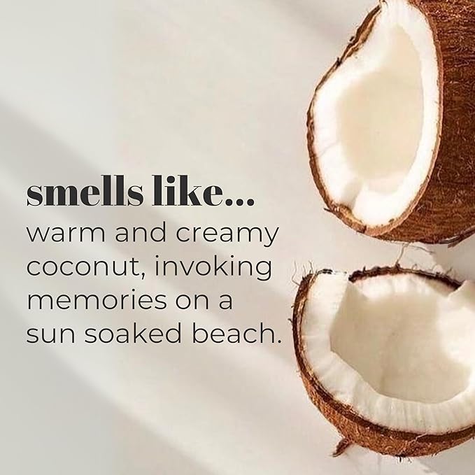 Mountain Ocean Skin Trip Coconut Body Lotion, 8 Oz (Pack of 6), Lightweight, Fast Asborbing Moisturizer for Women and Men, with Coconut Oil, Aloe Vera, & Lanolin