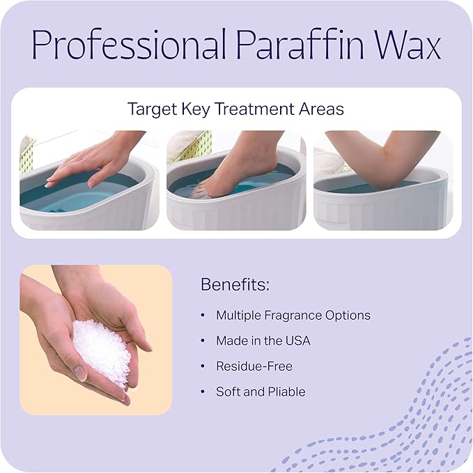 Therabath Paraffin Wax Refill - Thermotherapy - Use to Relieve Arthritis Discomfort, Stiff Muscles, & Dry Skin - For Hands, Feet, Body - Deeply Hydrates & Protects - Made in USA, 12 lb Vanilla Cupcake