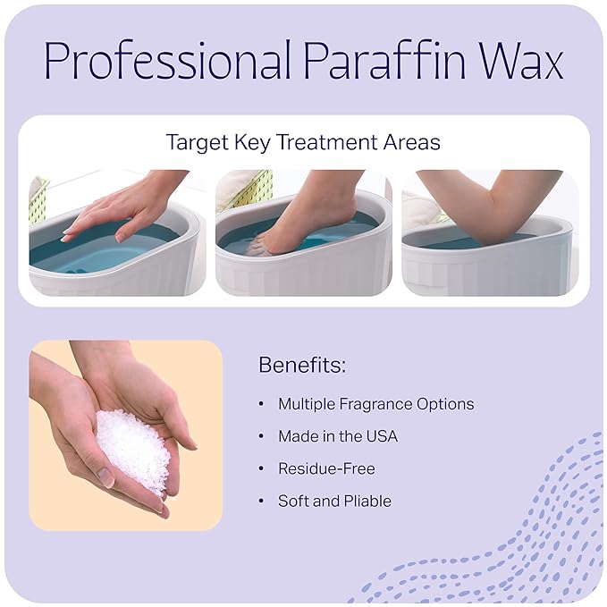 Therabath Paraffin Wax Refill - Thermotherapy - Use to Relieve Arthritis Discomfort, Stiff Muscles, & Dry Skin - For Hands, Feet, Body - Deeply Hydrates & Protects - Made in USA, 6 lb. Cranberry Zest