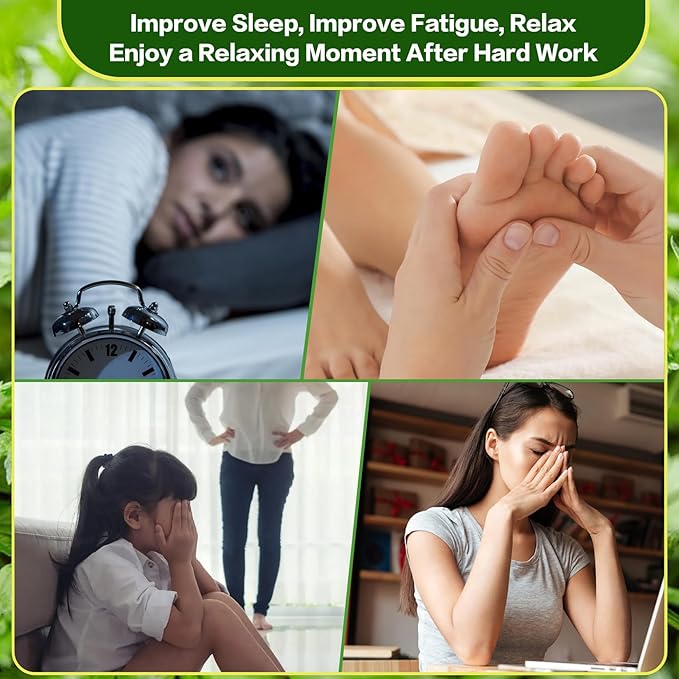 Foot Pads 2-Box Set 100 pcs Ginger Oil & Bamboo Charcoal Premium Foot Care Patches - Relieves Stress and Fatigue - Improves Sleep and Supports Body Cleansing Christmas Gifts for Women