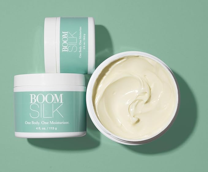 Boomsilk ® Face Moisturizer Cream, Rejuvenating Face Lotion & Facial Moisturizer for Mature Skin with Olive Oil, Beeswax & Honey, Hydrating Body Lotion for Women, Boom Beauty by Cindy Joseph, 8 oz