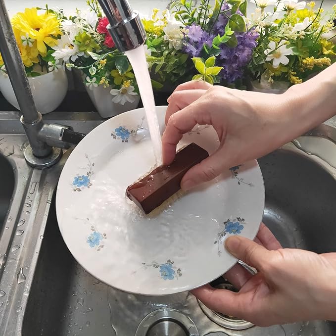 Coralpearl Wooden Nail Brush Cleaner Rosewood Two Sided in Natural 100% Boar Bristle for Cleaning Hand Finger Foot Toe, Fingernail Toenail Scrub Brush for Men Women Kids Manicure Pedicure Care (4)