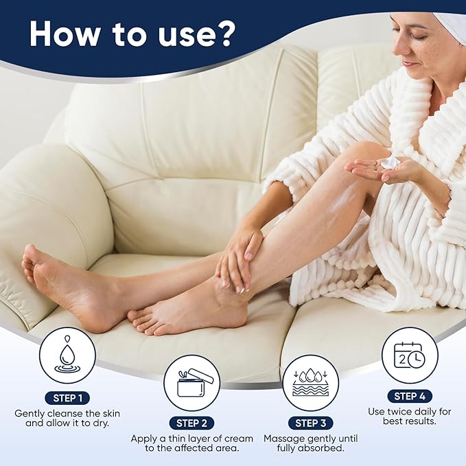 Urea Cream 60 Percent for Feet Maximum Strength, Urea Cream 60% Plus Salicylic Acid 2%, Foot & Hand Cream for Dry Cracked