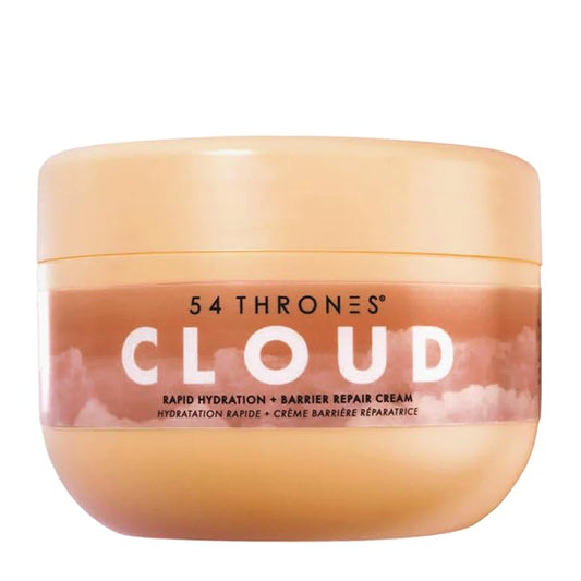 54 Thrones Barrier Repair Cloud Cream, Ultimate Hydrating Skin Care, Hydrating Peptide Moisturizer, Skin Repair Cream, Active Repair, Ghanaian Coconut + Moroccan Almond