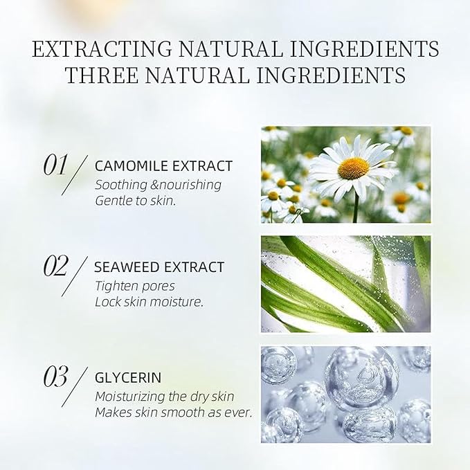 LAIKOU Camomile Peeling Gel, 60g – Gentle Exfoliating Face Gel for Dead Skin Removal, Deep Cleansing, Brightening & Pore Minimizing, Suitable for All Skin Types