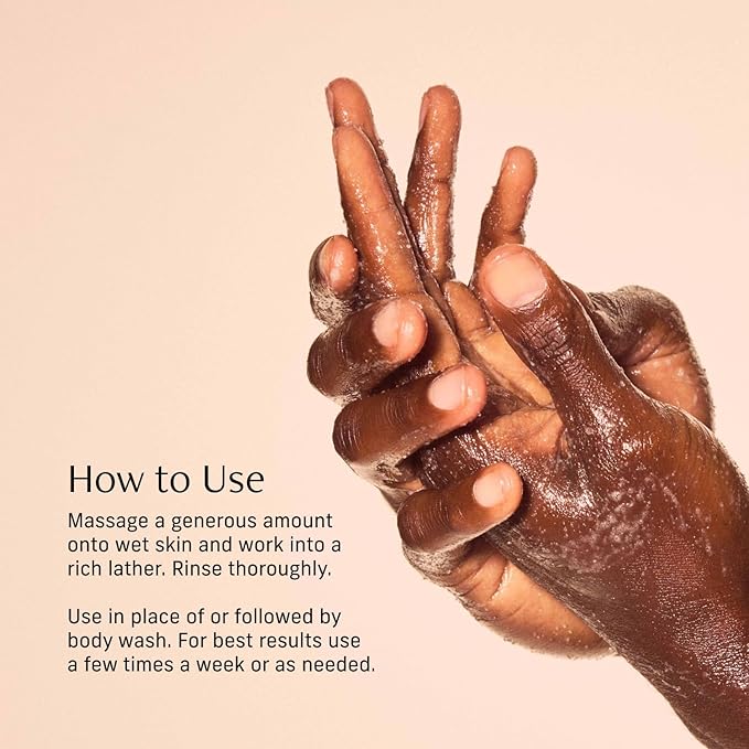 Cyklar Lactic Acid Foaming Body Polish – Exfoliating Body Wash with Chemical & Physical Smoothers – Includes Glycerin Hydration, Mandelic Acid & Volcanic Pumice. Fragrance-Free, 11 fl oz