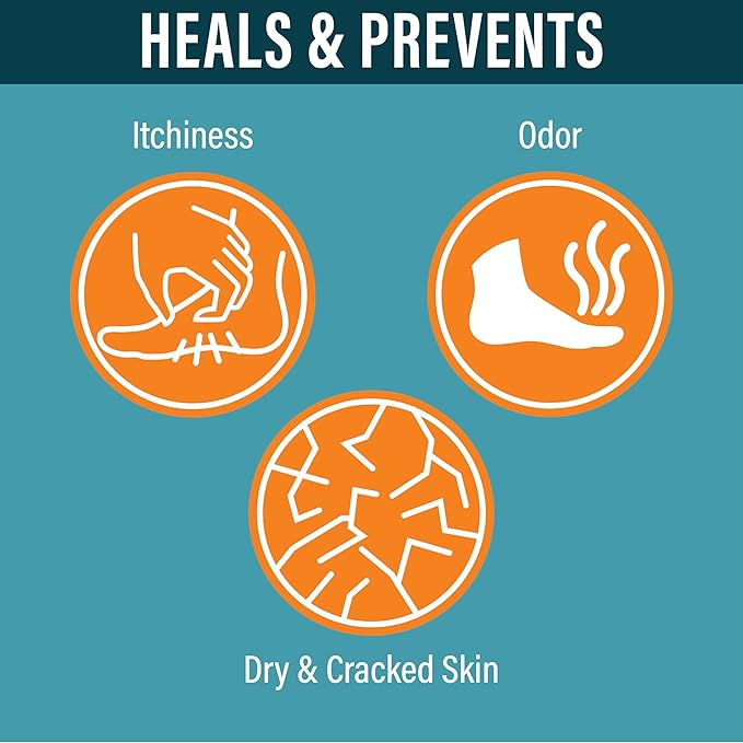 NUVADERMIS Tea Tree Oil Foot Cream – Effective Recovery Cream for Dry, Cracked Feet, Athlete’s Foot, Ringworm & Itchy Skin – Soothing Moisturizer – 7 oz