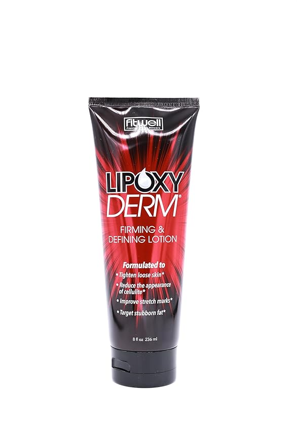 Advanced Firming and Defining Lotion by Lipoxyderm - Helps Tighten Loose Skin - Reduce Appearance of Cellulite & Stretch Marks – Fragrance Free - Non-Greasy - Non Tingle or Burn - 8 fl oz
