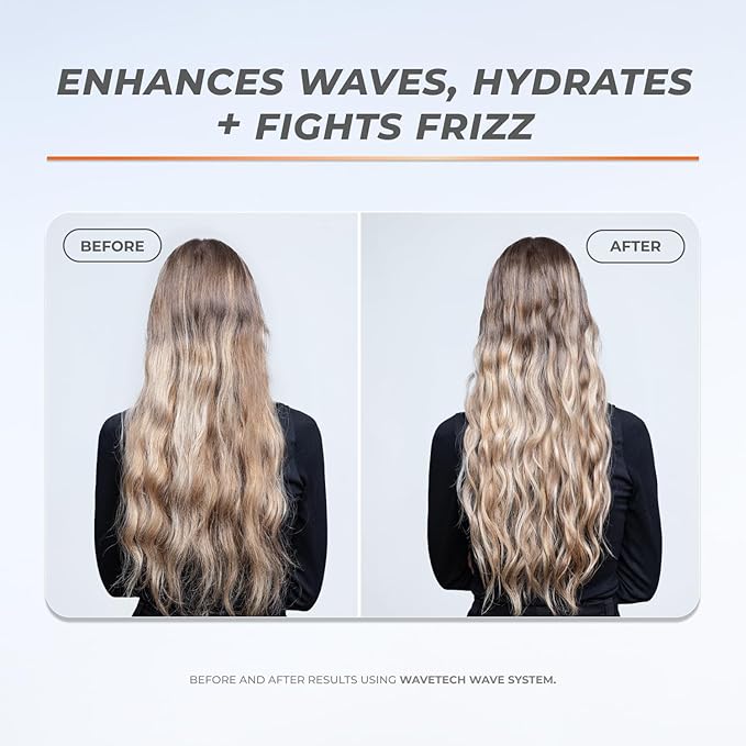 XMONDO Hair Wavetech Wave Shampoo | Vegan Formula with Sunflower Seed & Grape Seed Oil to Boost Hydration, Tame Frizz, and Enhance Your Wavy Hair, 8 Fl Oz 1-Pack