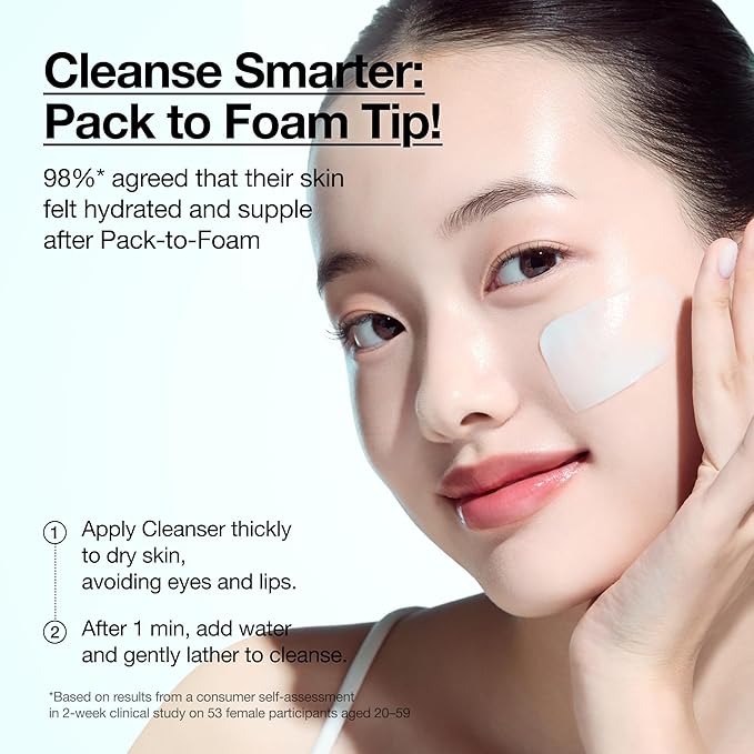 Anua PDRN Hyaluronic Acid Moisturizing Cleansing Foam, Hydrating Facial Cleanser for Dry Skin, Daily Gentle Face Wash with Salmon DNA, Balancing & Pore Care, Korean Skincare (150ml / 5.07 fl oz)