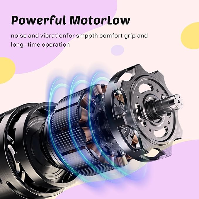 Electric Foot Callus Remover & Nail File - Electric Callus Remover for Feet, 9 Adjustable Speeds, 1800mAh Rechargeable, Portable Aluminum Body w/Type-C Charging for Home & Travel (Purple)