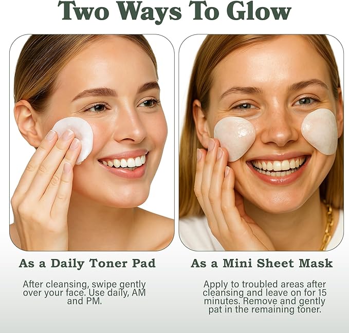 Le Gushe Heartleaf Face Toner Pads (70 Count) - Calming and Hydrating Toning Pads - CICA and Heartleaf Toner - for Troubled Skin and Breakouts (160 ml/ 5.41 fl oz)