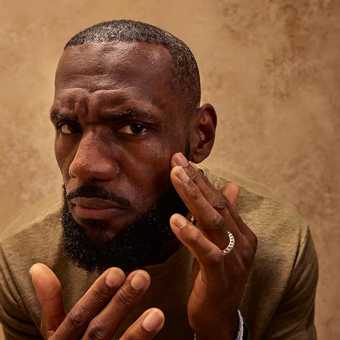 The Shop by LeBron James Skin Bundle with Face Wash, Shave Cream, Aftershave Toner, and Hydrating Face Lotion