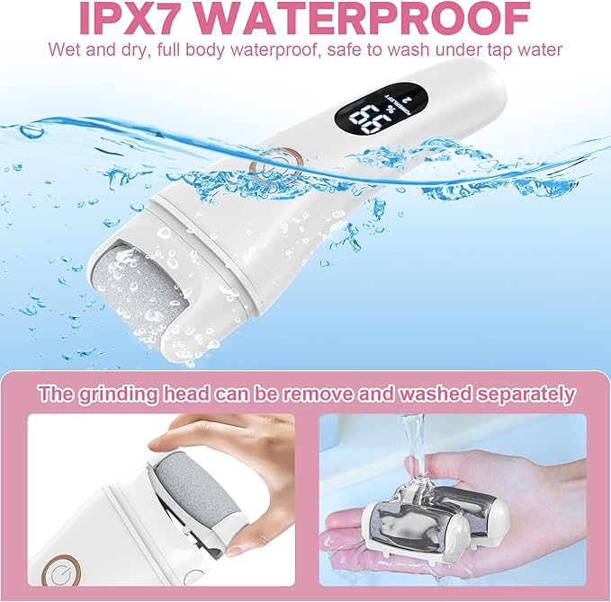 Electric Callus Remover for Feet Rechargeable Portable Electronic Foot File Pedicure Tools 16 In 1 Foot Callus Remover Kit Foot Scrubber Professional Foot Care To Remove Dead Skin Hard Skin Dry Cracks