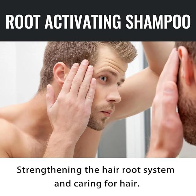 Root Activator Shampoo, Natural Hair Regrōwth Shampoos for Men Women 2bottles (100ml/1 Bottles)