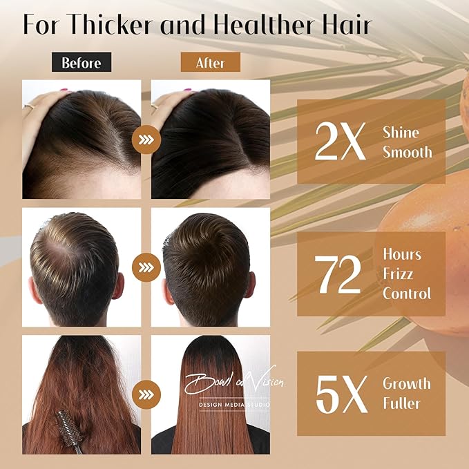 Batana Oil for Hair Growth, Dr Sebi 100% Pure Organic Natural Ingredients from Honduras Reduces Hair Loss, Restores Dry Damaged Hair for Women Men