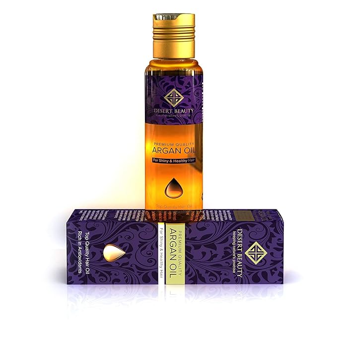 Argan Oil, 4 oz, Hair Oil Treatment for Dry Damaged Hair, Leave-in Conditioner, Hydrating, Strengthens, Natural, Cruelty Free