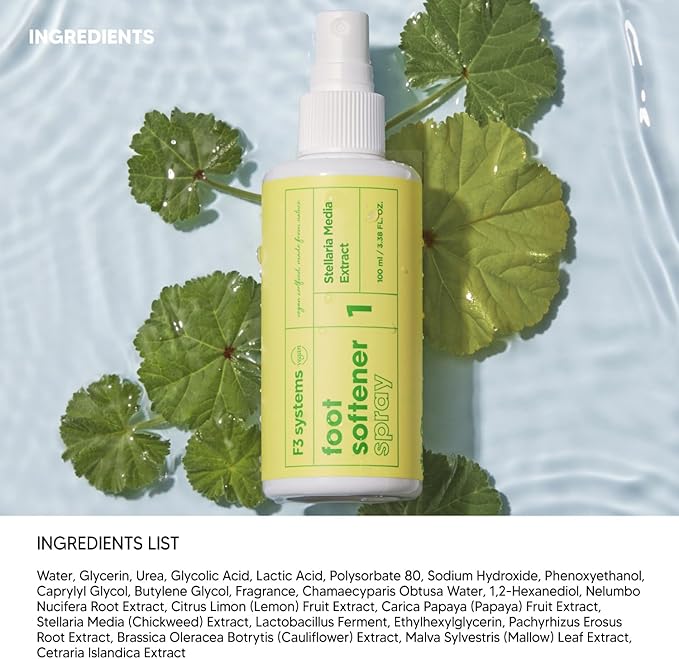 S-Line Emery Foot File & Foot Spray Set, Colossal Double-Sided Pedicure Tool, Effective for Cracked Heel, Ergonomic Design for Easy Grip, Dead Skin Remover, Callus Rasp, Scrubber