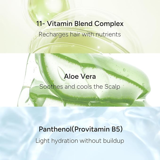 Rosemary Purifying Scalp Treatment – Korean Nourishing Hair Care with Menthol, CICA & Vitamin Complex – Strengthens Roots, Soothes Scalp & Adds Shine – Paraben & Sulfate Free – Green Breeze, 8.8 fl oz