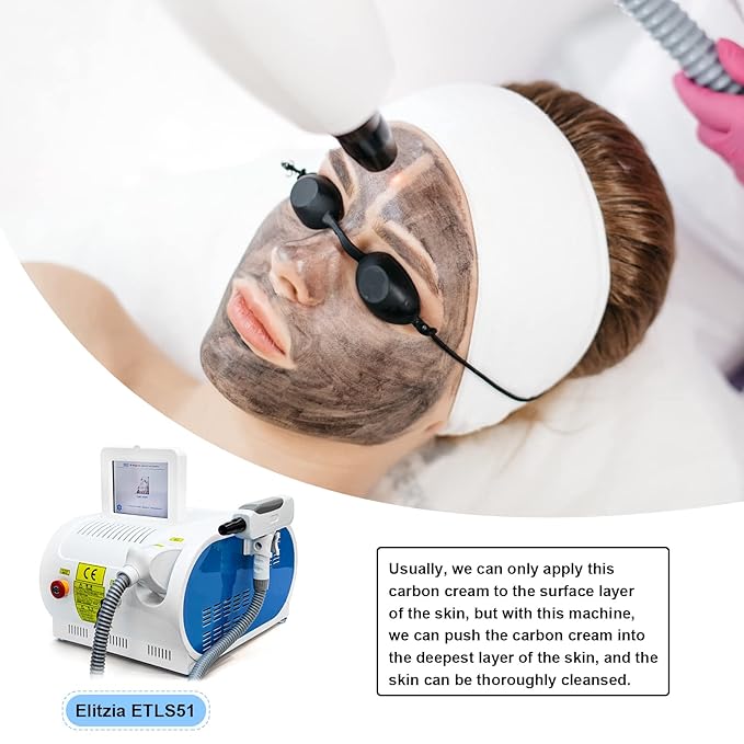 Elitzia Carbon Gel Peel Skin Care Rejuvenation Black Doll Facial Skin Deep Cleaning with Nano Activated Carbon for Laser Carbon Cream ETBDF80 80ml Pack of 2