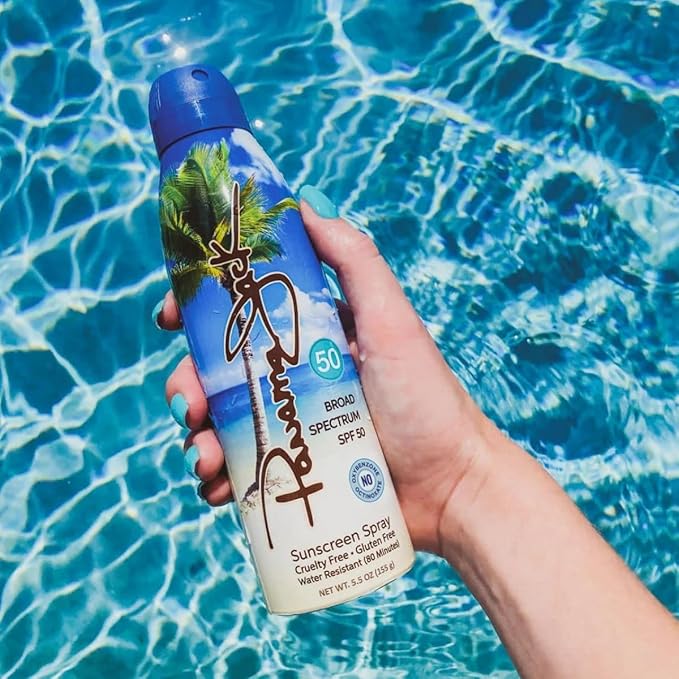 Panama Jack Explorer Duo - Travel Sunscreen Spray SPF 30 & 50 Suntan Sun Care Pack